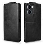 Stativfodral för Xiaomi Redmi R70 5G / Redmi 15a 5G Magnetiskt spänne Vertikalt fällbart lädermobilfodral med korthållare