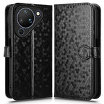 For Huawei Pura 90 Wallet Case Dot Pattern Imprint PU Leather Phone Cover with Wrist Strap