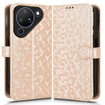 For Huawei Pura 90 Wallet Case Dot Pattern Imprint PU Leather Phone Cover with Wrist Strap