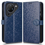 For Huawei Pura 90 Wallet Case Dot Pattern Imprint PU Leather Phone Cover with Wrist Strap