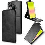 For Huawei Pura 90 Pro Stand Case Magnetic Clasp Vertical Flip Leather Phone Cover with Card Holder