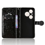 For Huawei Pura 90 Pro Max Wallet Case Dot Pattern Imprint PU Leather Phone Cover with Wrist Strap