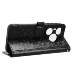 For Huawei Pura 90 Pro Max Wallet Case Dot Pattern Imprint PU Leather Phone Cover with Wrist Strap