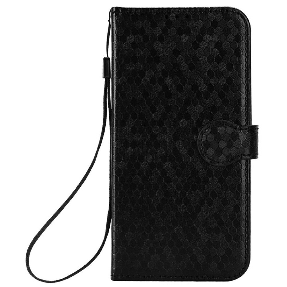 For Huawei Pura 90 Pro Max Wallet Case Dot Pattern Imprint PU Leather Phone Cover with Wrist Strap