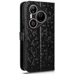 For Huawei Pura 90 Pro Max Wallet Case Dot Pattern Imprint PU Leather Phone Cover with Wrist Strap