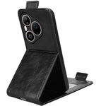 For Huawei Pura 90 Pro Max Stand Case Magnetic Clasp Vertical Flip Leather Phone Cover with Card Holder