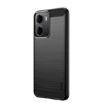 MOFI for Xiaomi Redmi 15a 5G Back Cover  Brushed Texture Carbon Fiber Soft TPU Case