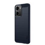 MOFI for Xiaomi Redmi 15a 5G Back Cover  Brushed Texture Carbon Fiber Soft TPU Case