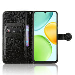 Wallet Case For Honor X6d 5G  /  Play 60A 5G Dot Pattern Imprint PU Leather Phone Cover with Wrist Strap