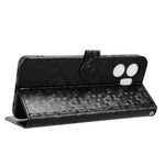 Wallet Case For Honor X6d 5G  /  Play 60A 5G Dot Pattern Imprint PU Leather Phone Cover with Wrist Strap