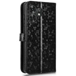 Wallet Case For Honor X6d 5G  /  Play 60A 5G Dot Pattern Imprint PU Leather Phone Cover with Wrist Strap