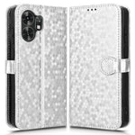 Wallet Case For Honor X6d 5G  /  Play 60A 5G Dot Pattern Imprint PU Leather Phone Cover with Wrist Strap