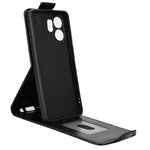 Stativ etui til Honor X6d 5G / Play 60A 5G Magnetisk lukning Lodret flip læder telefoncover med kortholder