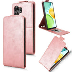 Stativ etui til Honor X6d 5G / Play 60A 5G Magnetisk lukning Lodret flip læder telefoncover med kortholder