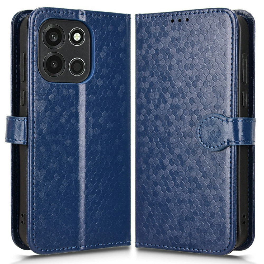 Plånboksfodral för OnePlus Nord 6 5G / Turbo 6 5G, prickigt mönster, avtryck i PU-läder med handledsrem