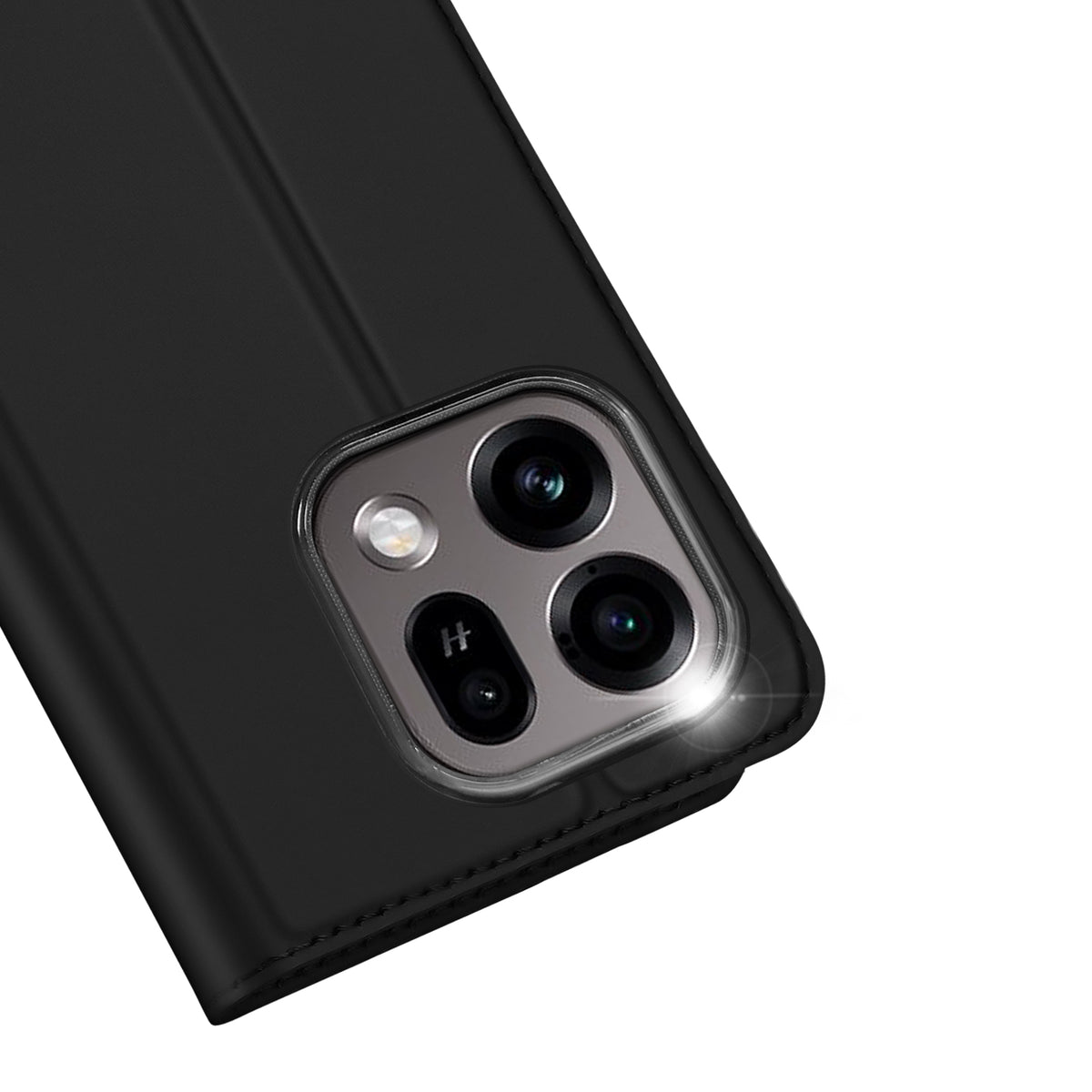 DUX DUCIS för Oppo Find X9s 5G / Find X9 5G-skal Skin Pro-serien Läder Stativfodral Korthållare