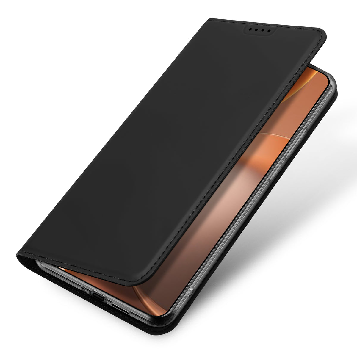 DUX DUCIS för Oppo Find X9s 5G / Find X9 5G-skal Skin Pro-serien Läder Stativfodral Korthållare