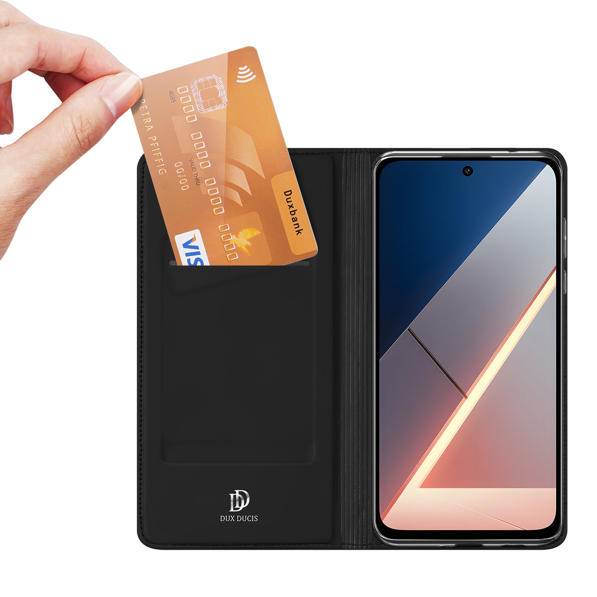 DUX DUCIS for Xiaomi Poco M8s 5G Case  Skin Pro Series Leather Stand Cover Card Holder