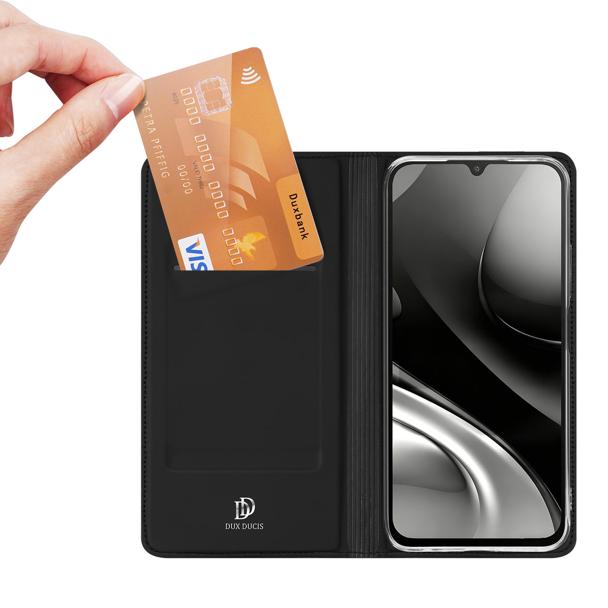 DUX DUCIS for Xiaomi Poco C81 Pro 4G / Xiaomi Poco C81 4G Case  Skin Pro Series Leather Stand Cover Card Holder