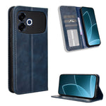 For Oppo F33 Pro 5G Leather Case Wallet Stand Retro Texture Phone Cover