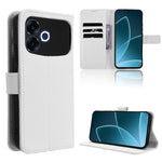 For Oppo F33 Pro 5G Leather Wallet Case with Strap Diamond Texture Phone Cover