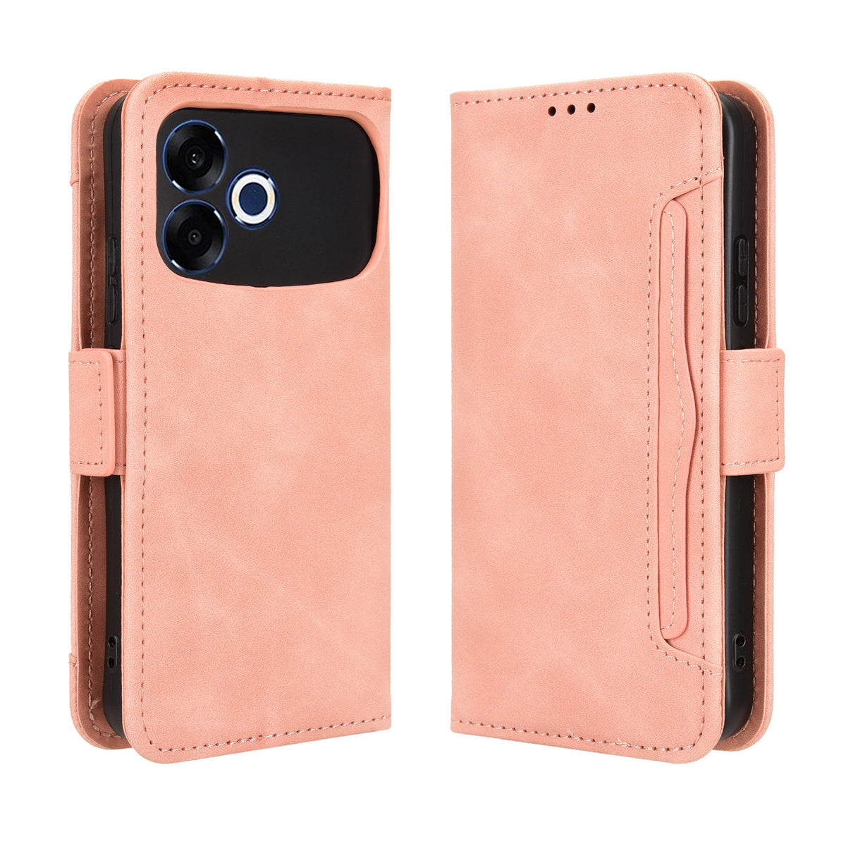 For Oppo F33 Pro 5G Leather Case Phone Wallet Cover with Multiple Card Slots