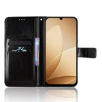For Oppo A6t 4G / Oppo A6t 5G / Oppo A6t Pro 4G / Oppo A6x 5G (India) / Oppo A6 4G / Oppo A6 5G (Global) / Oppo A6c 4G PU Leather Case with Strap Crazy Horse Texture Phone Wallet Cover
