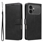 For Honor 600 Pro 5G / Honor 600 5G Leather Wallet Case with Strap Solid Color Phone Stand Cover