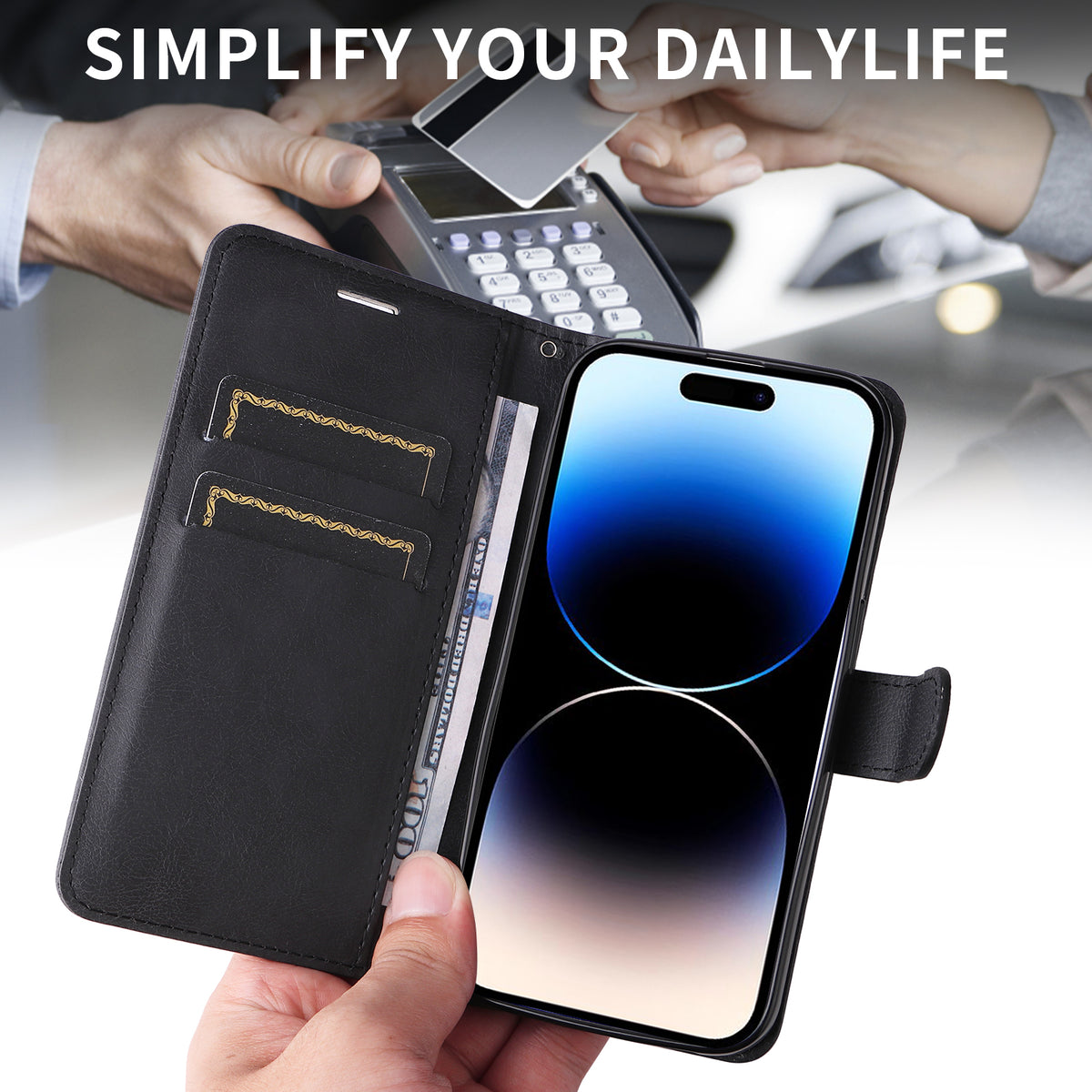 For Honor 600 Pro 5G / Honor 600 5G Leather Wallet Case with Strap Solid Color Phone Stand Cover