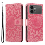 For Honor 600 Pro 5G / Honor 600 5G Leather Wallet Case Sunflower Imprinted Phone Cover