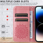 For Honor 600 Pro 5G / Honor 600 5G Leather Wallet Case Sunflower Imprinted Phone Cover