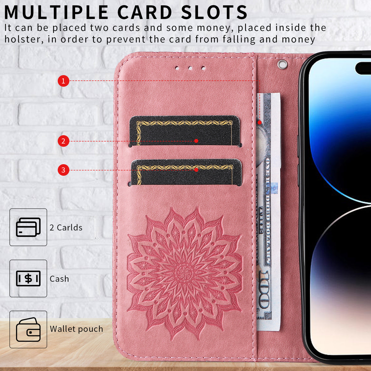For Honor 600 Pro 5G / Honor 600 5G Leather Wallet Case Sunflower Imprinted Phone Cover