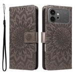For Honor 600 Pro 5G / Honor 600 5G Leather Wallet Case Sunflower Imprinted Phone Cover