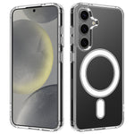 For Samsung Galaxy A27 5G Clear Phone Magnetic Case TPU + Acrylic Back Cover
