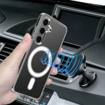 For Samsung Galaxy A27 5G Clear Phone Magnetic Case TPU + Acrylic Back Cover