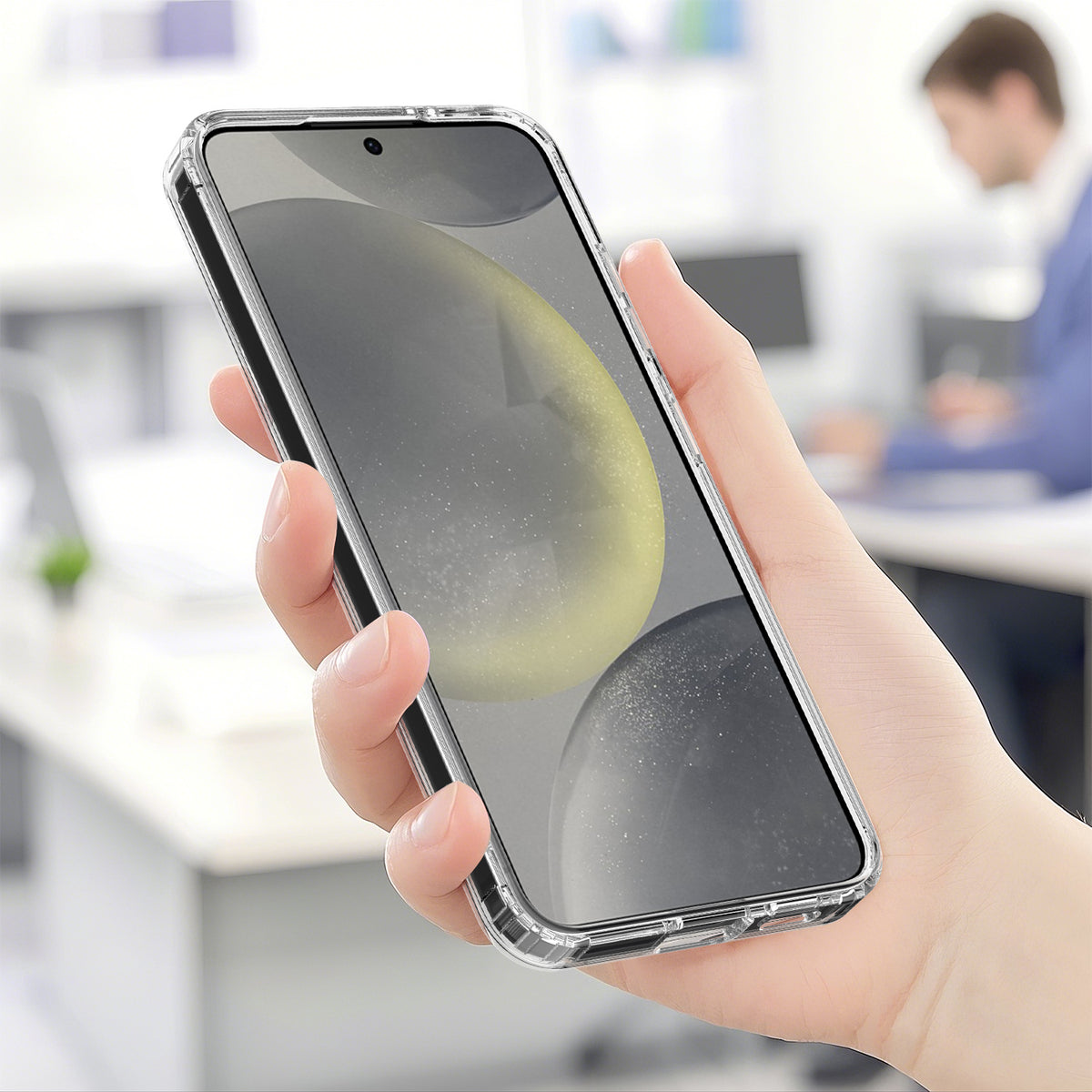 For Samsung Galaxy A27 5G Clear Phone Magnetic Case TPU + Acrylic Back Cover