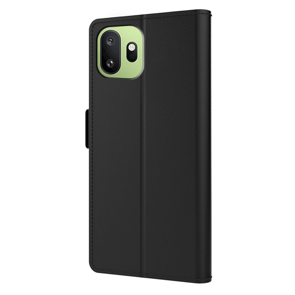 OnePlus 15T 5G-skal PU+TPU magnetiskt fällbart mobilskal med stativ