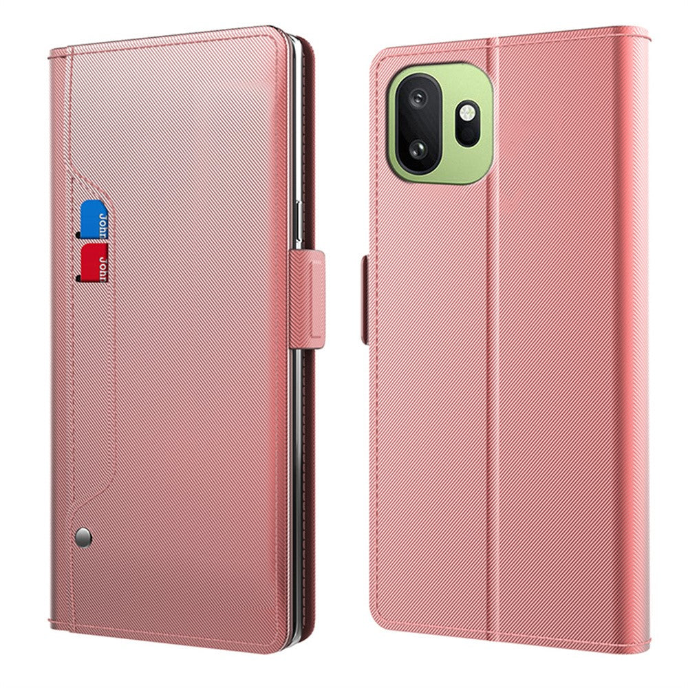 OnePlus 15T 5G-skal PU+TPU magnetiskt fällbart mobilskal med stativ