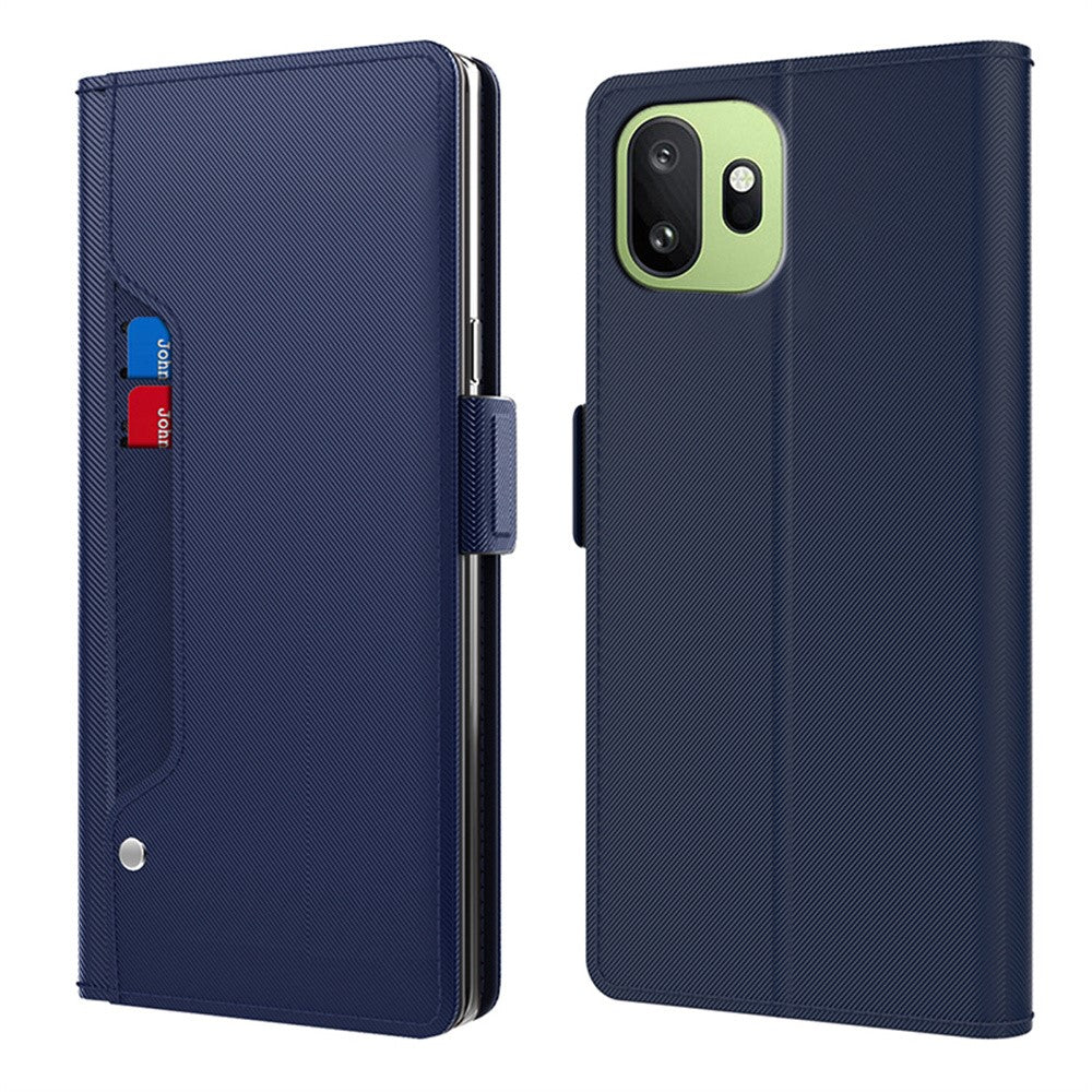 OnePlus 15T 5G-skal PU+TPU magnetiskt fällbart mobilskal med stativ