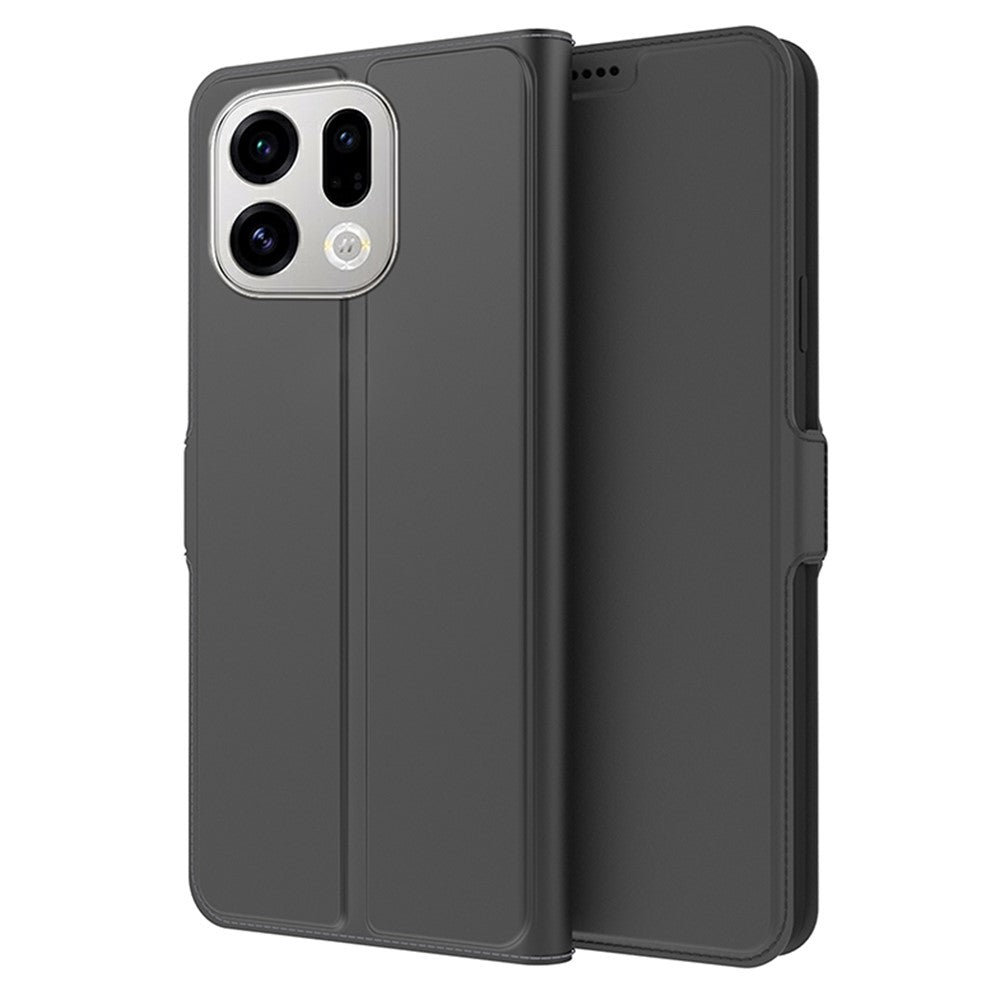 For Oppo Find X9 5G Case Shockproof TPU Inner Shell Leather Phone Cover Card Slot