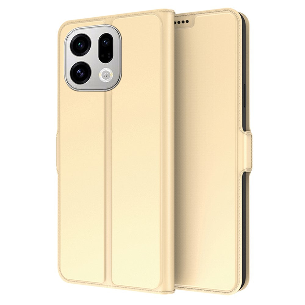 For Oppo Find X9 5G Case Shockproof TPU Inner Shell Leather Phone Cover Card Slot