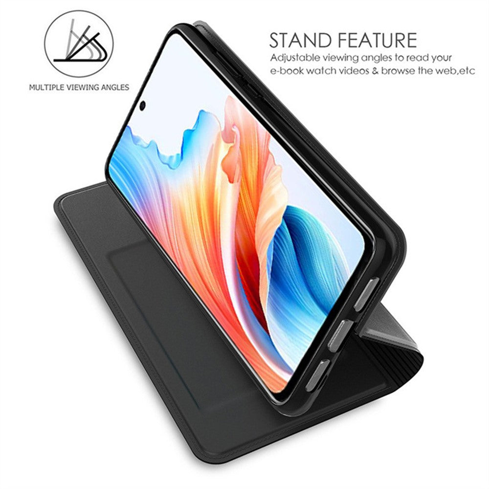 For Oppo Find X9 5G Case PU Leather Phone Cover with Card Holder Stand
