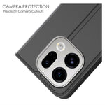 For Oppo Find X9 5G Case PU Leather Phone Cover with Card Holder Stand