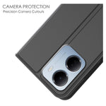 For Xiaomi Redmi 15a 5G Case PU Leather Phone Cover with Card Holder Stand