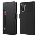 Etui til Xiaomi Poco C85x 5G / Redmi A7 Pro 4G (171.56mm) / Redmi A7 Pro 5G, magnetisk sammenfoldeligt PU+TPU-mobilcover med stativ