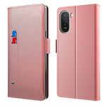 Etui til Xiaomi Poco C85x 5G / Redmi A7 Pro 4G (171.56mm) / Redmi A7 Pro 5G, magnetisk sammenfoldeligt PU+TPU-mobilcover med stativ