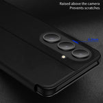 Til Samsung Galaxy A27 5G Flip Lædercover med Stativ Fuld Kropsbeskyttende Telefonetui