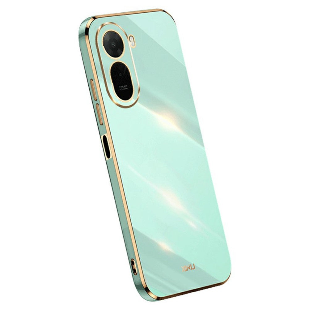 XINLI For Xiaomi Poco C85x 5G / Redmi A7 Pro 4G (171.56mm) Case TPU Phone Cover with Electroplating Frame