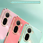 XINLI For Xiaomi Poco C85x 5G / Redmi A7 Pro 4G (171.56mm) Case TPU Phone Cover with Electroplating Frame