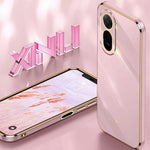 XINLI For Xiaomi Poco C85x 5G / Redmi A7 Pro 4G (171.56mm) Case TPU Phone Cover with Electroplating Frame